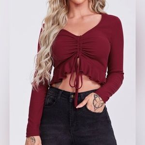 Long Sleeve Crop Top